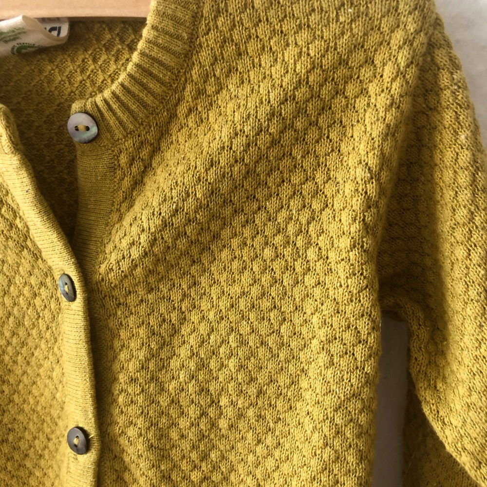 Organic Cotton-Linen Toddler Cardigan